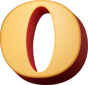 Quirky 3D Vintage Psychedelic Letter O